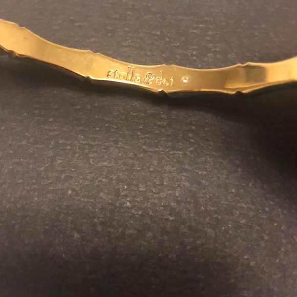 Stella and Dot retired gold metal and enamel bangle bracelets. - Picture 8 of 8